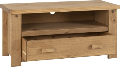 Image: 7217 - Tortilla 1 Drawer Flat Screen Tv Unit